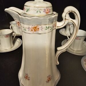 Floral Ceramic Pitcher